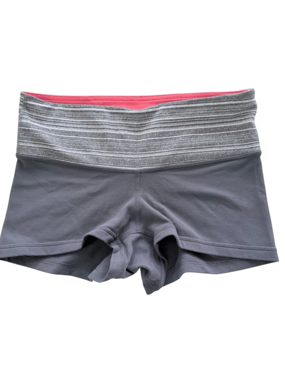 Lululemon Athletica Speed Shorts 2.5 Stretch Size 4 Low Waist Gray